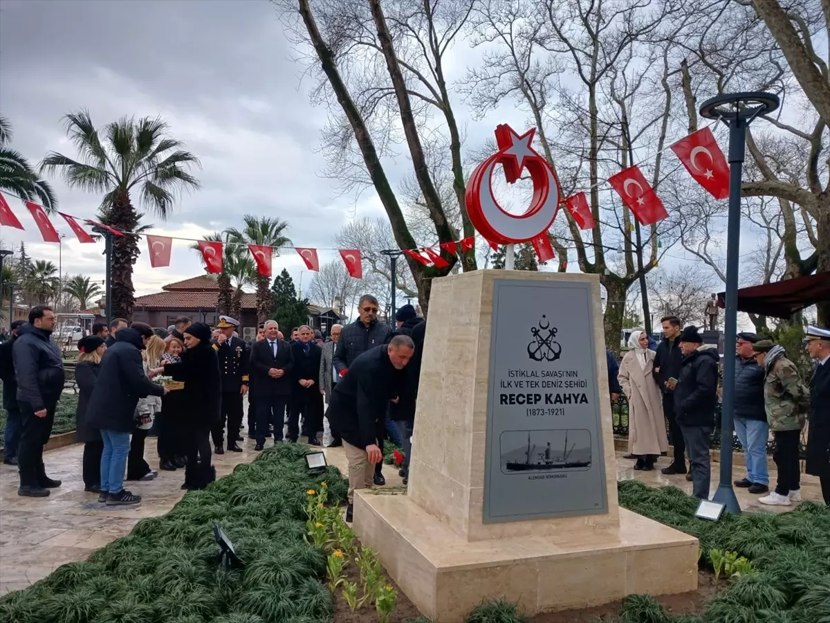 İstiklal Savaşı\'nın ilk deniz şehidi Recep Kahya ve Alemdar gemisinin Ereğli\'ye intikali kutlandı