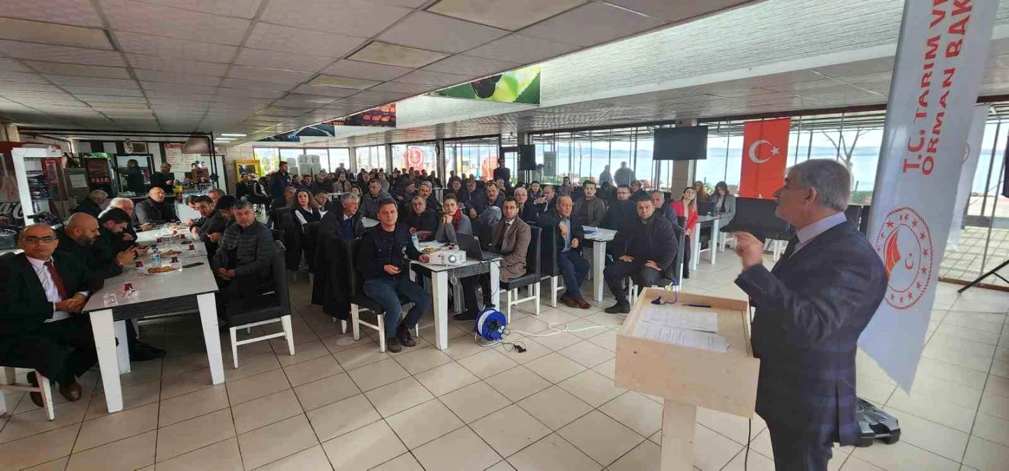 Lapseki\'de tarımsal üretim destekleri hakkında bilgilendirme toplantısı düzenlendi