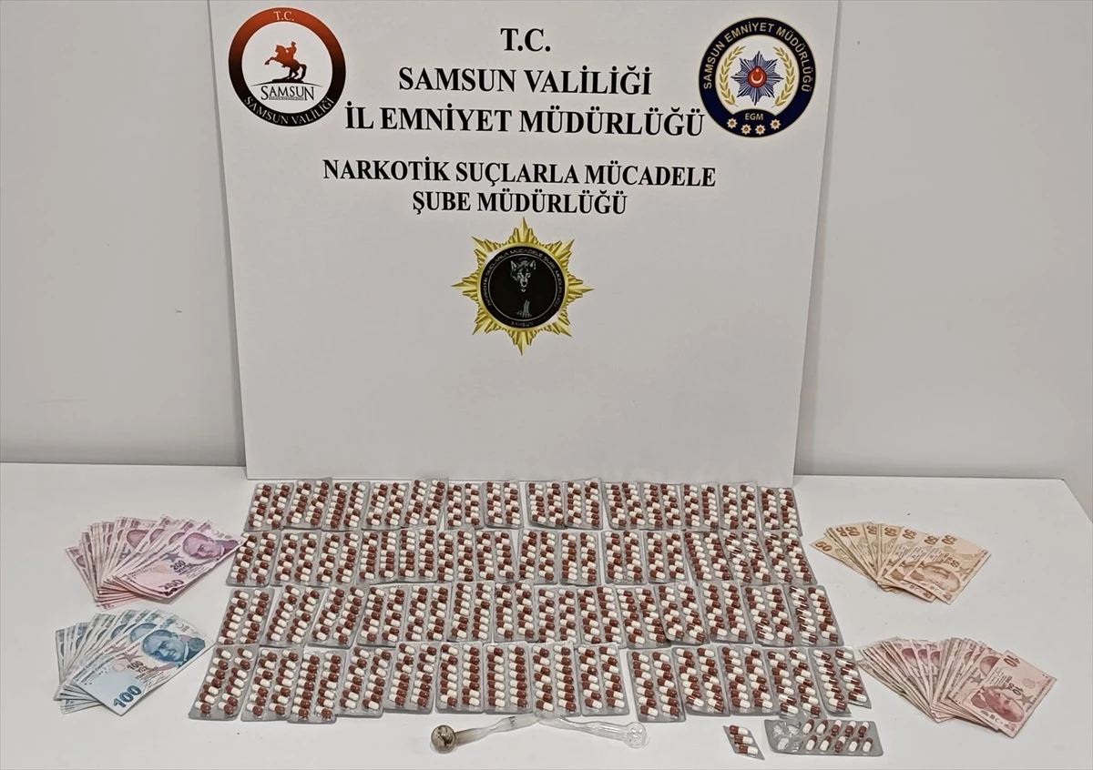 Samsun\'da düzenlenen uyuşturucu operasyonunda 3 şüpheli gözaltına alındı