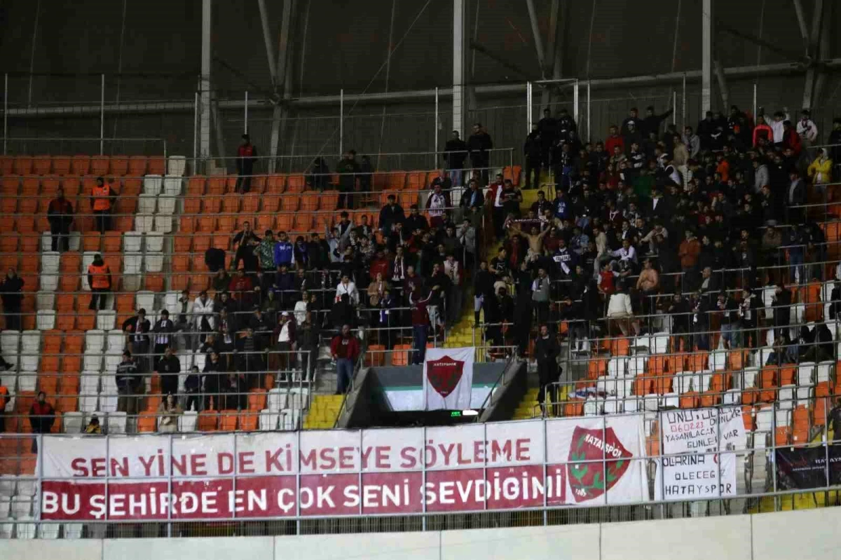 Y. Adana Demirspor - A. Hatayspor maçında Hatayspor 1-0 önde