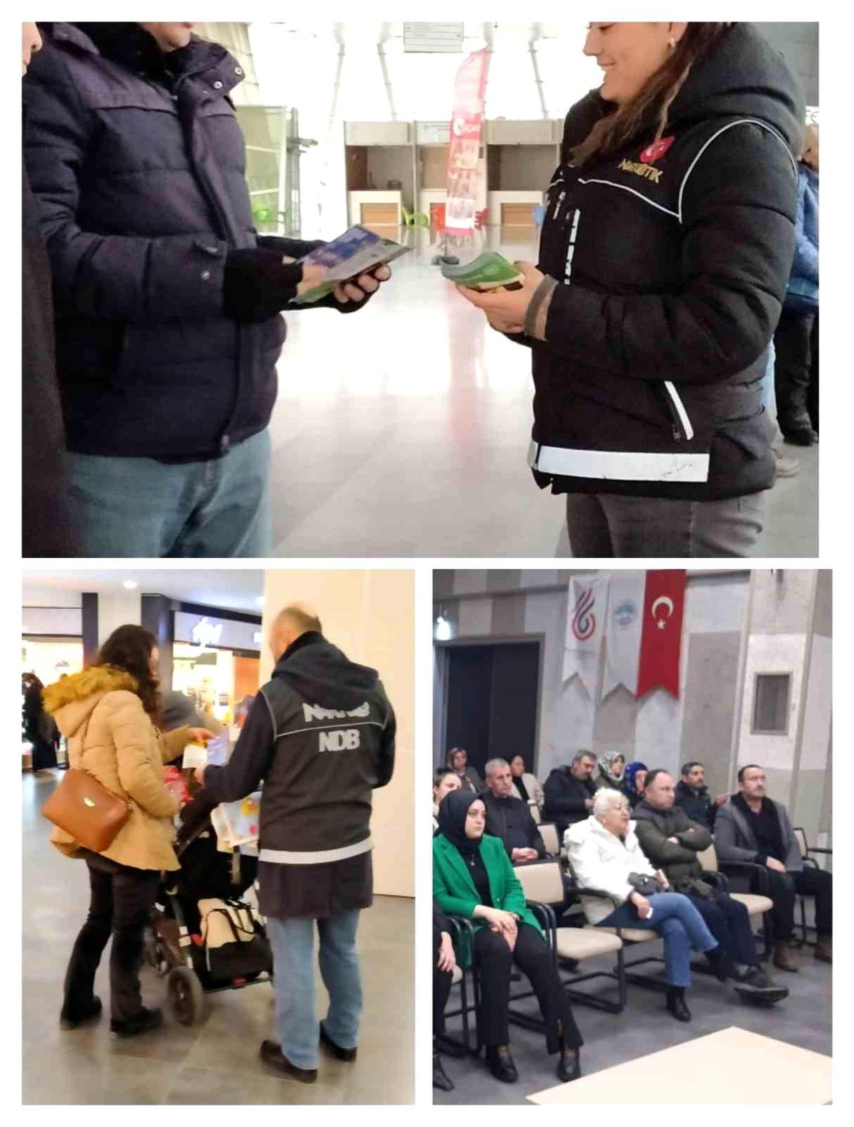 Kayseri\'de Narkotik Suçlarla Mücadele Ekipleri Vatandaşlara Bilgilendirme Yaptı