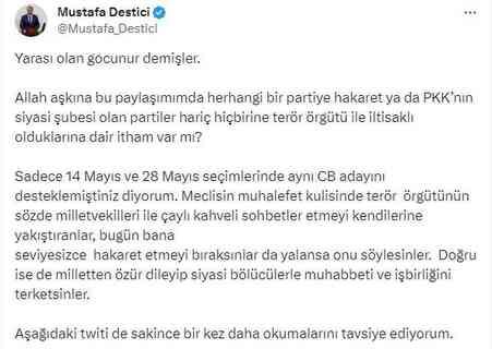 BBP Genel Başkanı Destici: Hiçbir siyasi partiyle uzantıları hariç problemimiz yok ve olamaz