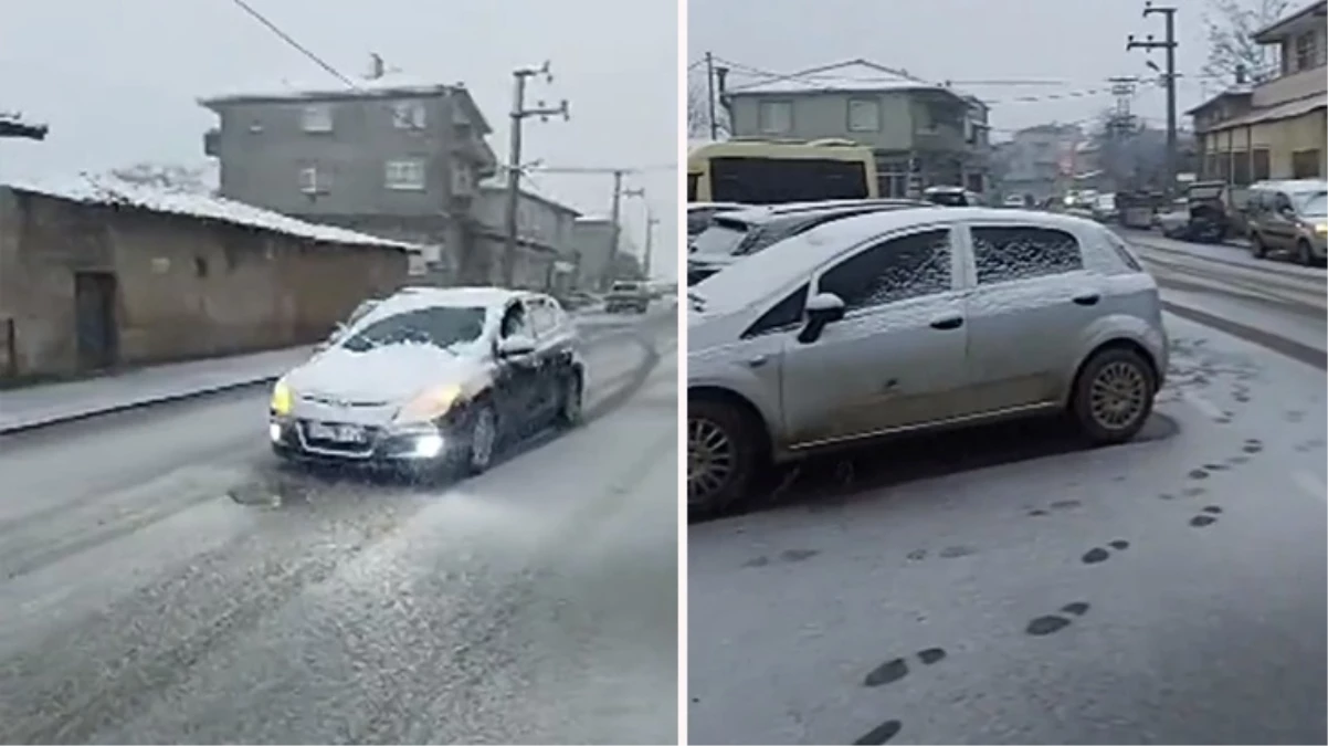 İstanbul\'un yüksek kesimlerine kar yağdı