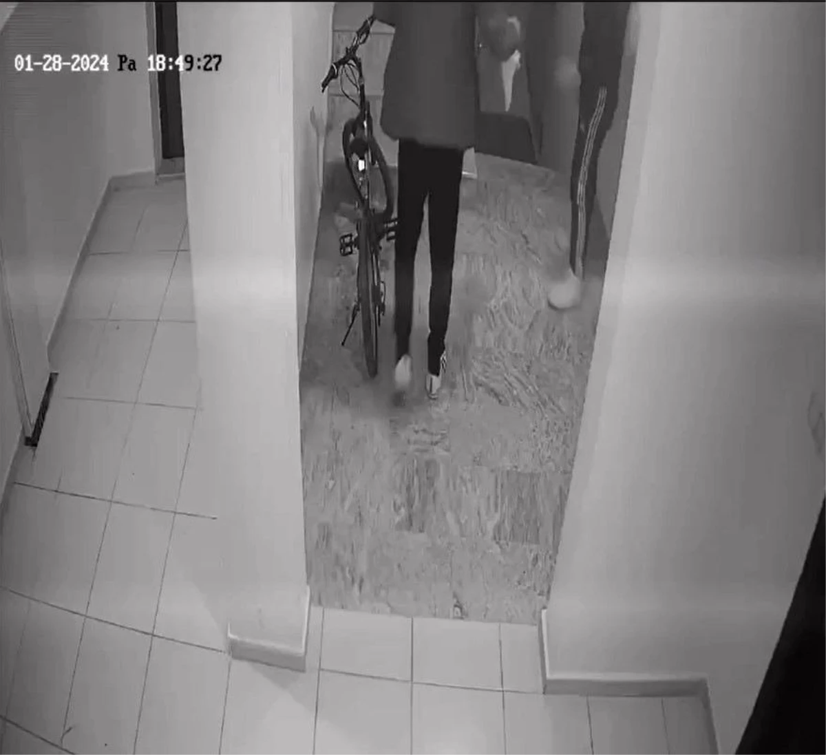 Didim\'de apartmana giren hırsızlar çift ayakkabı çaldı