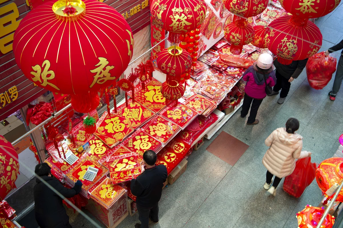 Çin Yeni Ay Yılı Hazırlıkları Devam Ediyor
