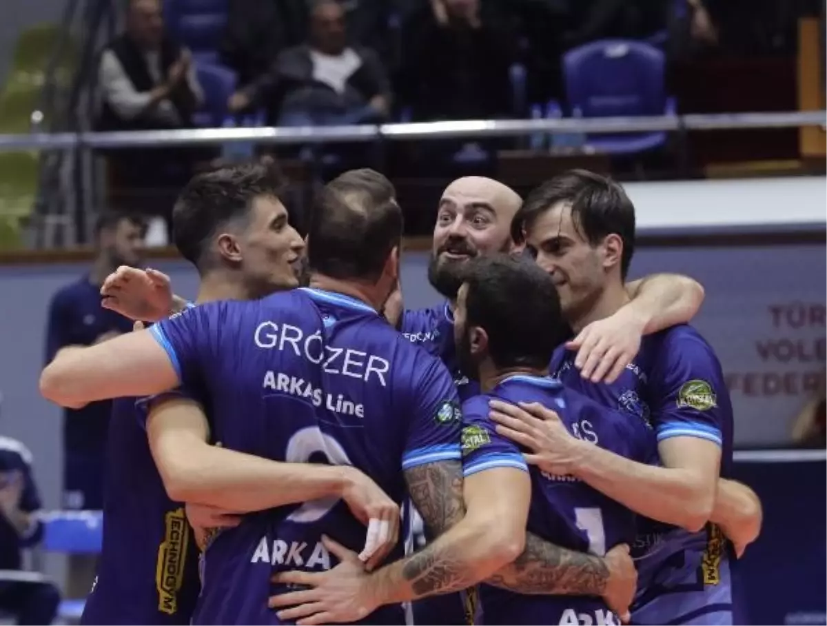 Arkas Spor, CEV Kupası\'nda Olympiacos ile karşılaşacak