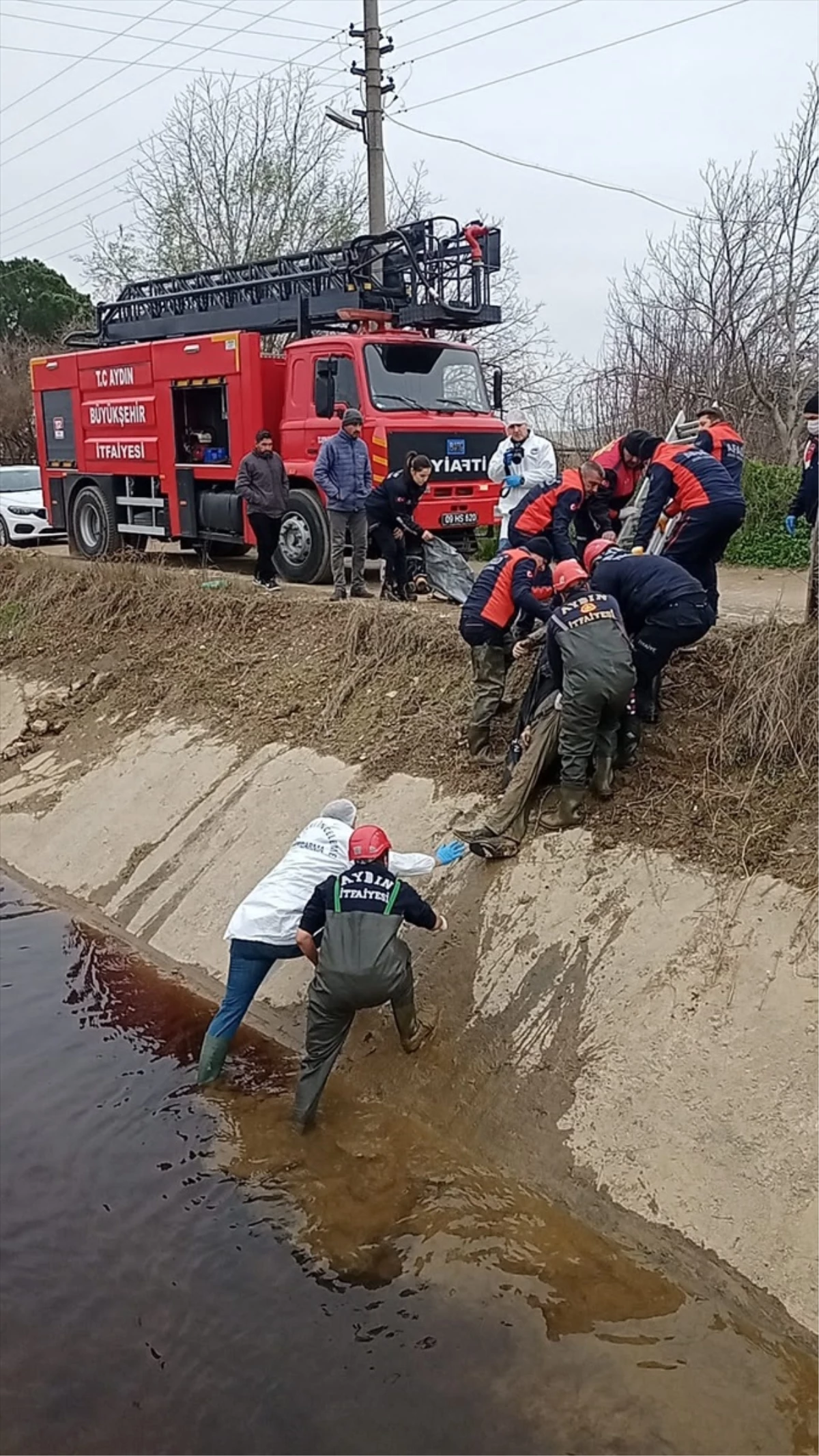 Aydın\'da sulama kanalında erkek cesedi bulundu