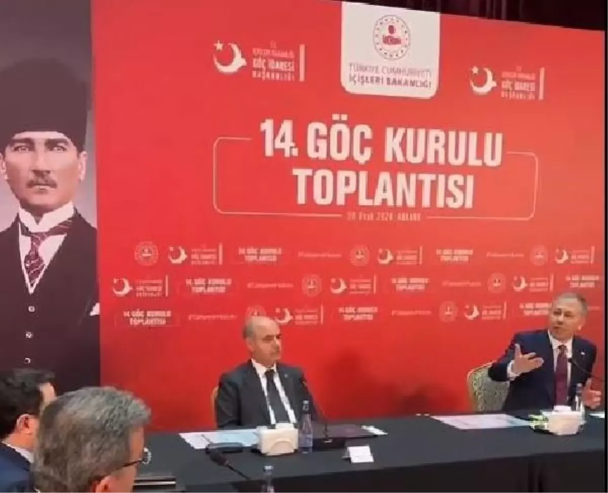 İçişleri Bakanı Yerlikaya: Ülkemizi düzensiz göçün hedefi haline getirmeyeceğiz