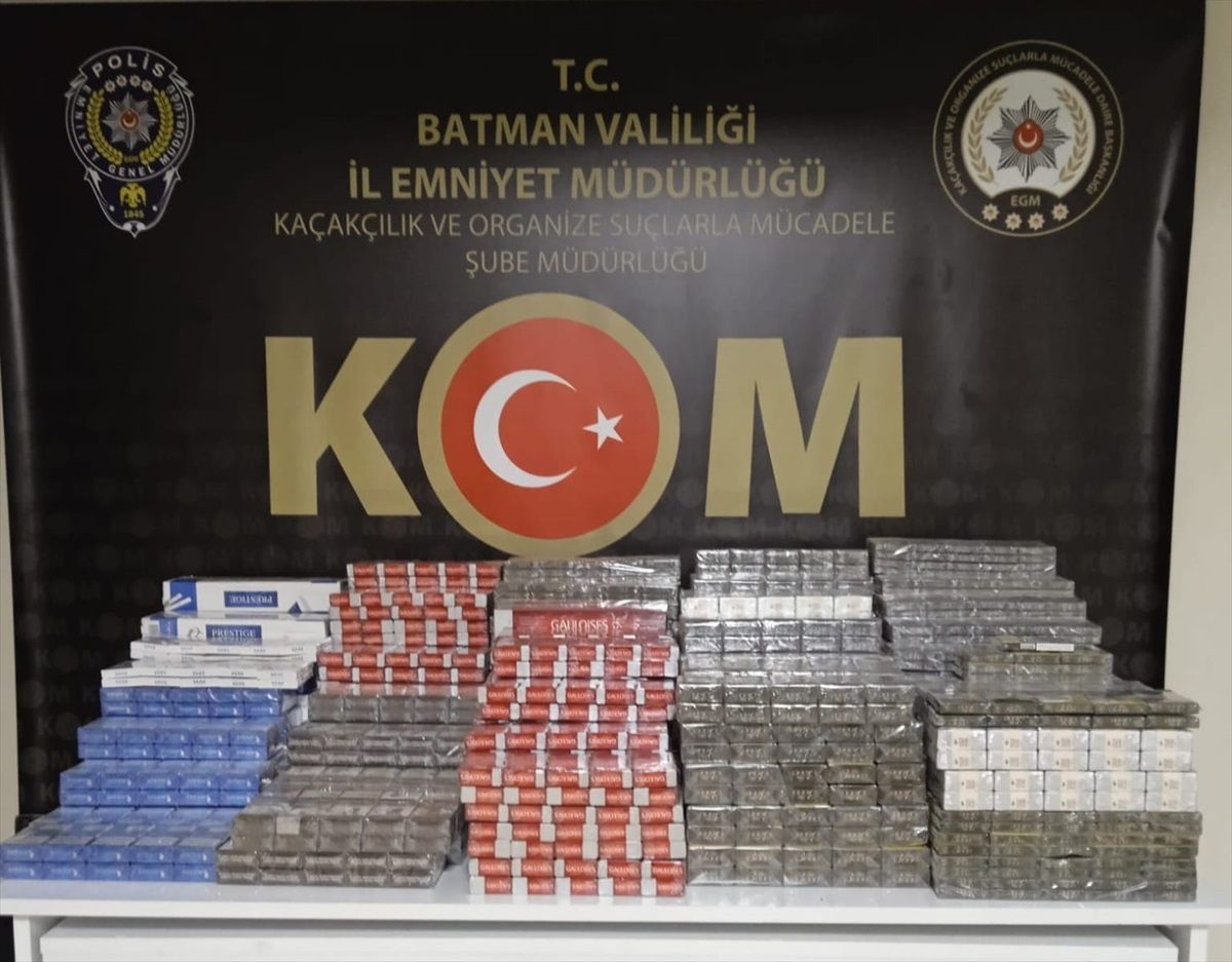 Batman\'da Kaçakçılık Operasyonunda 17 Şüpheli Gözaltına Alındı