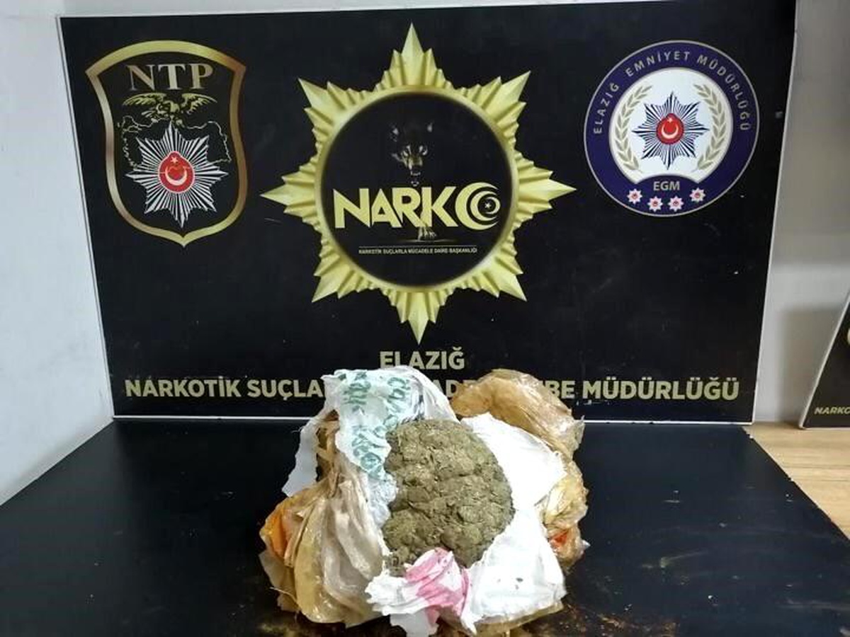 Elazığ\'da 1 Kilodan Fazla Skunk Ele Geçirildi, Bir Şüpheli Tutuklandı