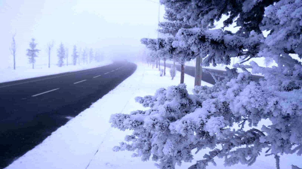 Erzurum\'da Kar Yağışı Sonrası Soğuk ve Sisli Günler
