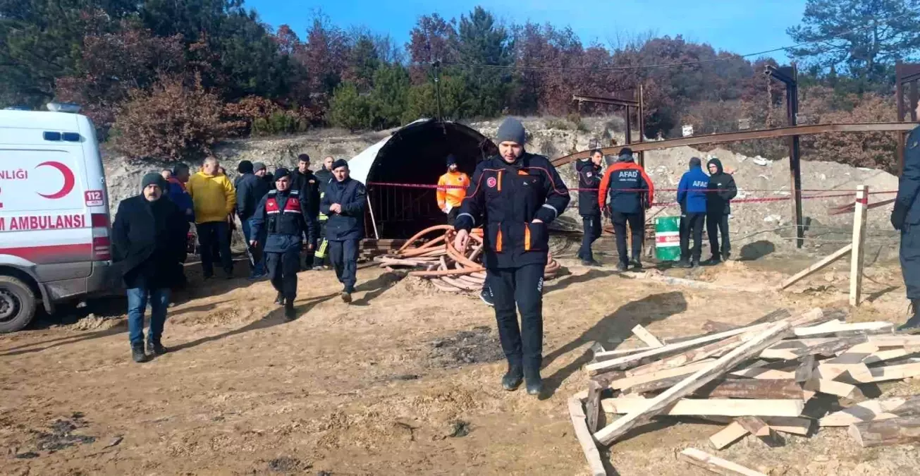 Tavşanlı\'da kömür ocağında göçük: 1 işçi toprak altında kaldı