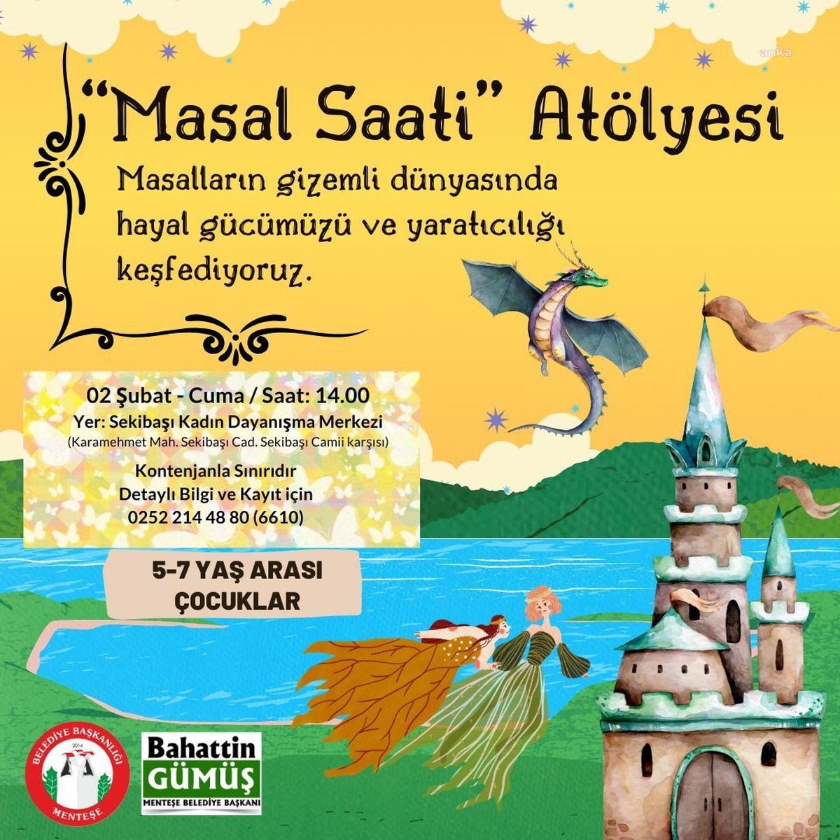 Menteşe Belediyesi\'nden çocuklara yönelik etkinlikler