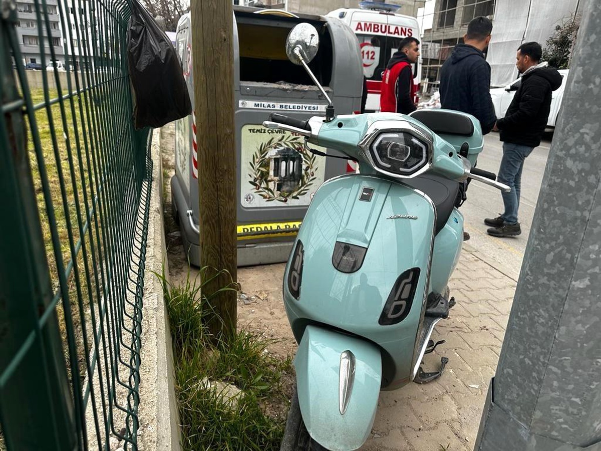 Muğla Milas\'ta Motosiklet Kazası: Bir Kişi Yaralandı