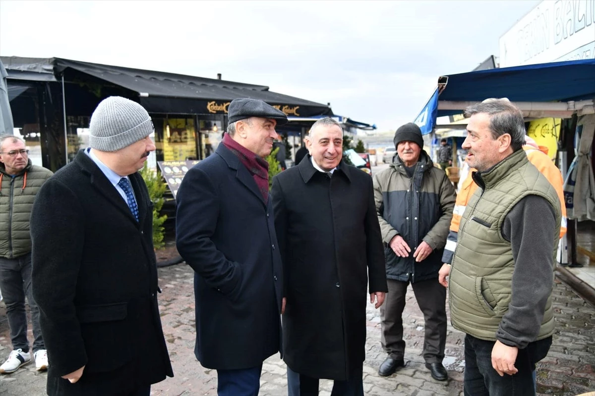 Tekirdağ Valisi Recep Soytürk, Marmaraereğlisi Kaymakamı Gökhan Gürbüzerol\'u ziyaret etti