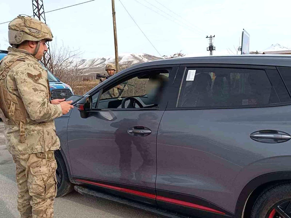Van\'da jandarma ekipleri 95 düzensiz göçmen yakaladı