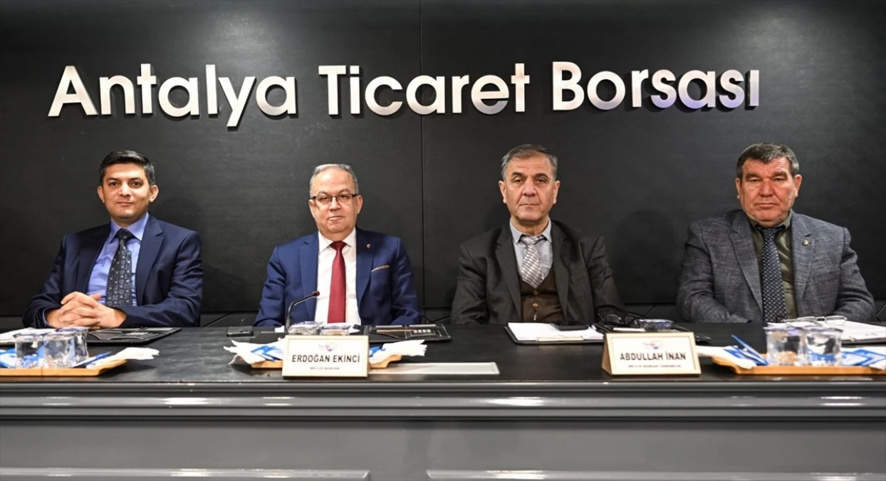 Antalya Ticaret Borsası\'nın Ocak Ayı Meclis Toplantısı Gerçekleştirildi