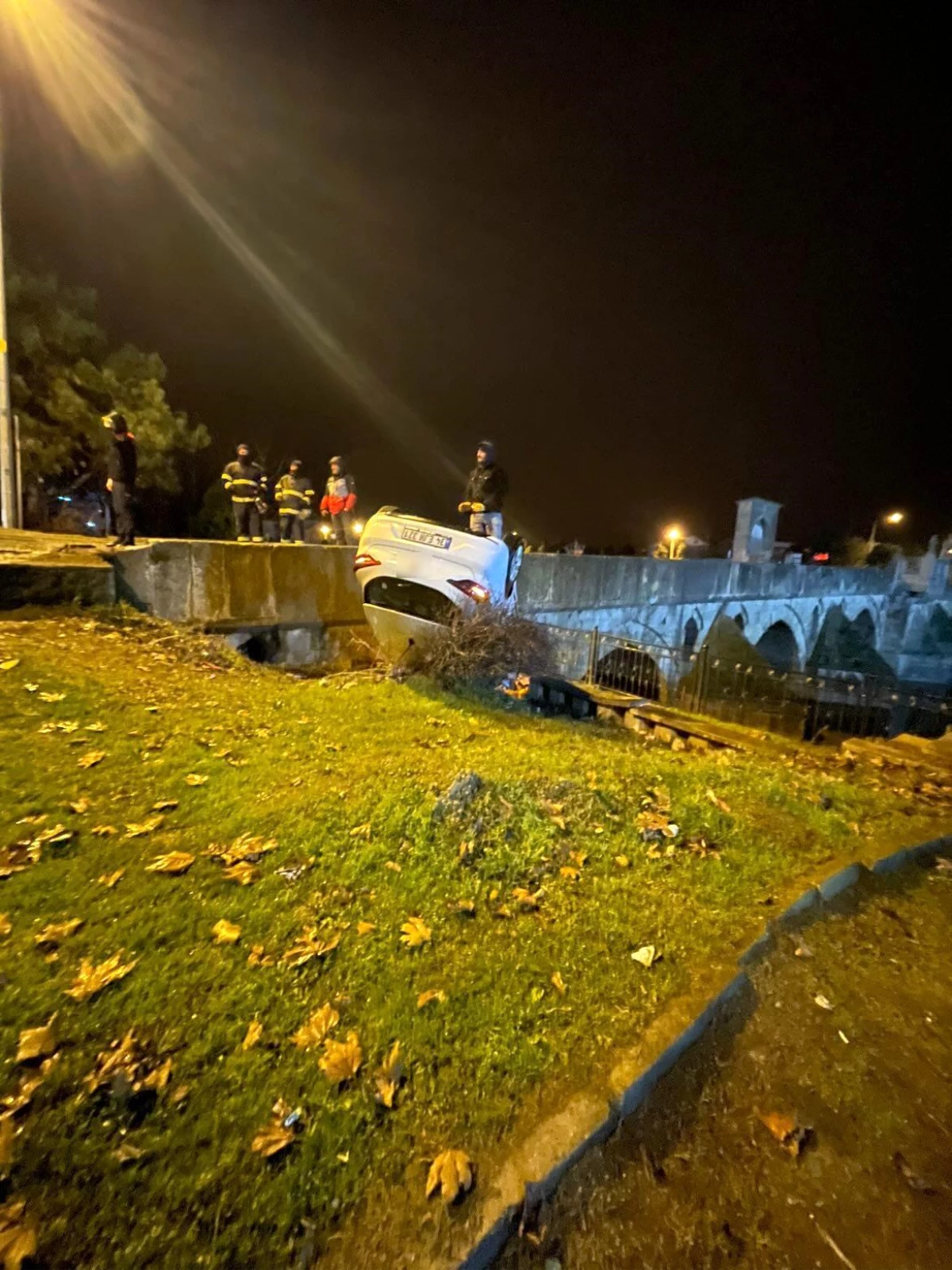 Babaeski Köprüsü Girişinde Trafik Kazası