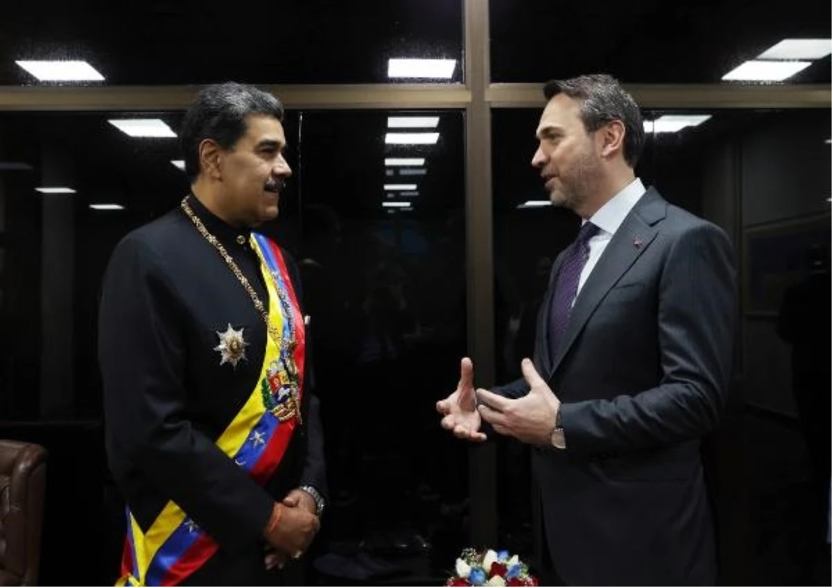 ENERJİ ve Tabii Kaynaklar Bakanı Alparslan Bayraktar, Venezuela Devlet Başkanı ile görüştü