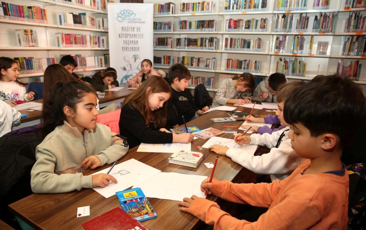 Nilüfer Belediyesi Kütüphane Müdürlüğü\'nden çocuklar için eleştirel düşünme atölyesi