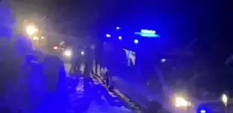 Kardan kapanan köy yolunda rahatsızlanan yaşlı adam hastaneye yetiştirildi