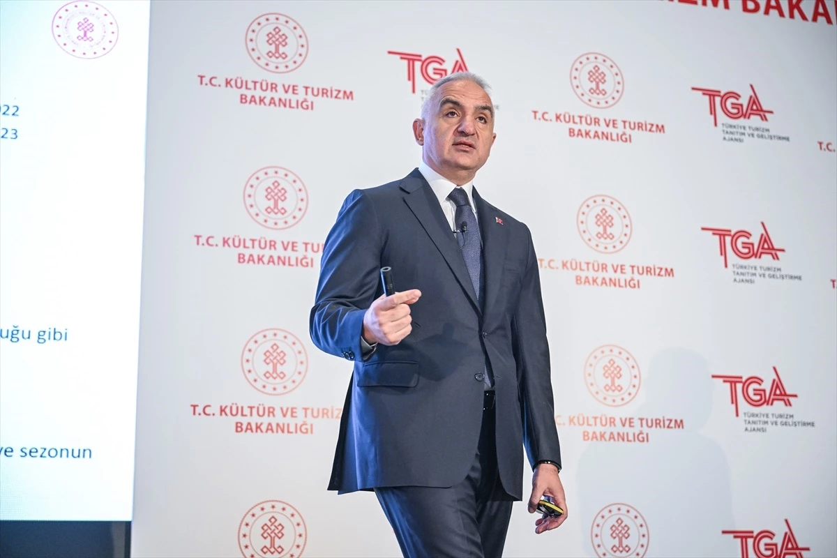 Kültür ve Turizm Bakanı Mehmet Ersoy, 2023 Yılı Turizm Verileri Değerlendirme Toplantısı\'nda Geçen Yılın Verilerini Açıkladı