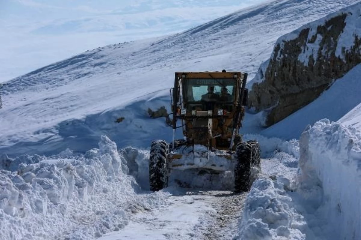 Muş\'ta kar yağışı nedeniyle 368 köy ve 217 mezra yolu ulaşıma açıldı