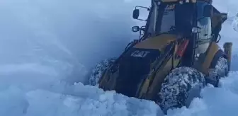 Batman'ın Sason ilçesinde 10 köy ve 33 mezra yolu kar nedeniyle ulaşıma kapandı