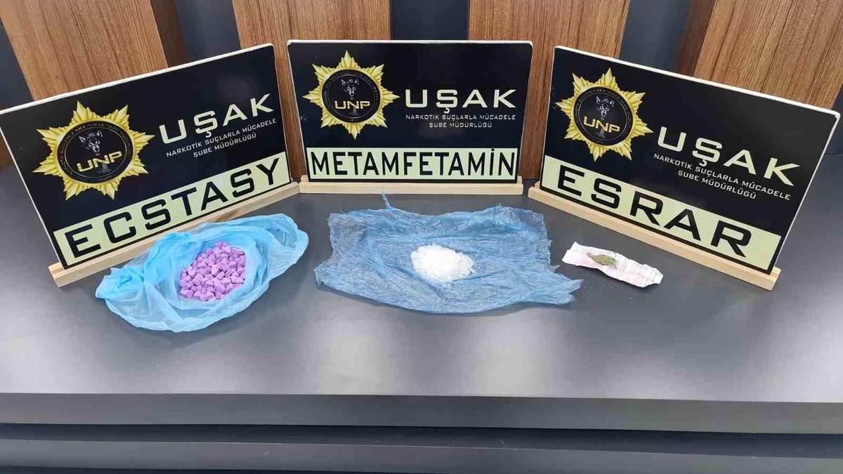 Uşak\'ta Uyuşturucu Operasyonunda 5 Kişi Tutuklandı