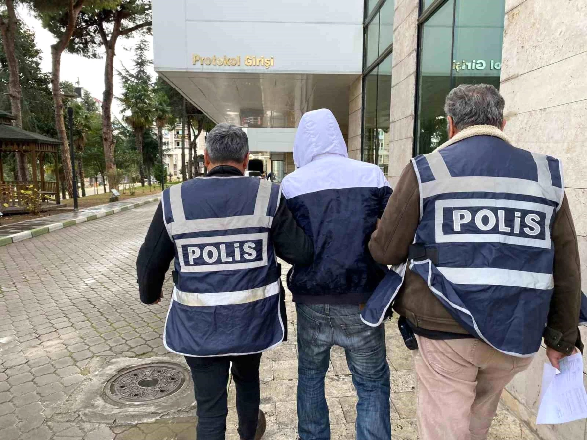 Samsun\'da gasp suçundan hüküm giyen kişi polis tarafından yakalandı