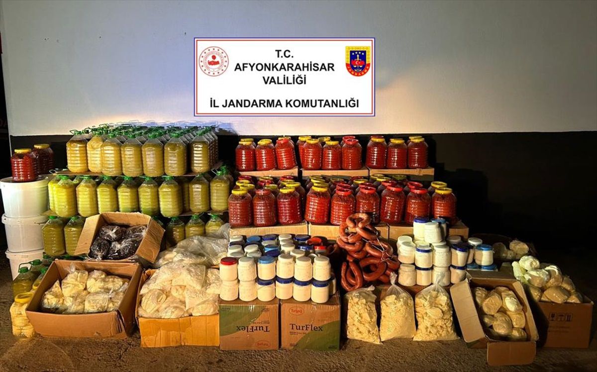 Afyonkarahisar\'da sahte gıda ürünleri satışı yapan şüpheliye adli işlem uygulandı