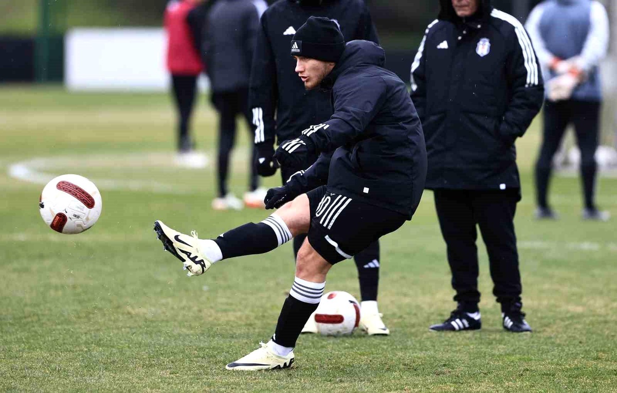 Beşiktaş, Trabzonspor maçı için hazırlıklarını sürdürdü