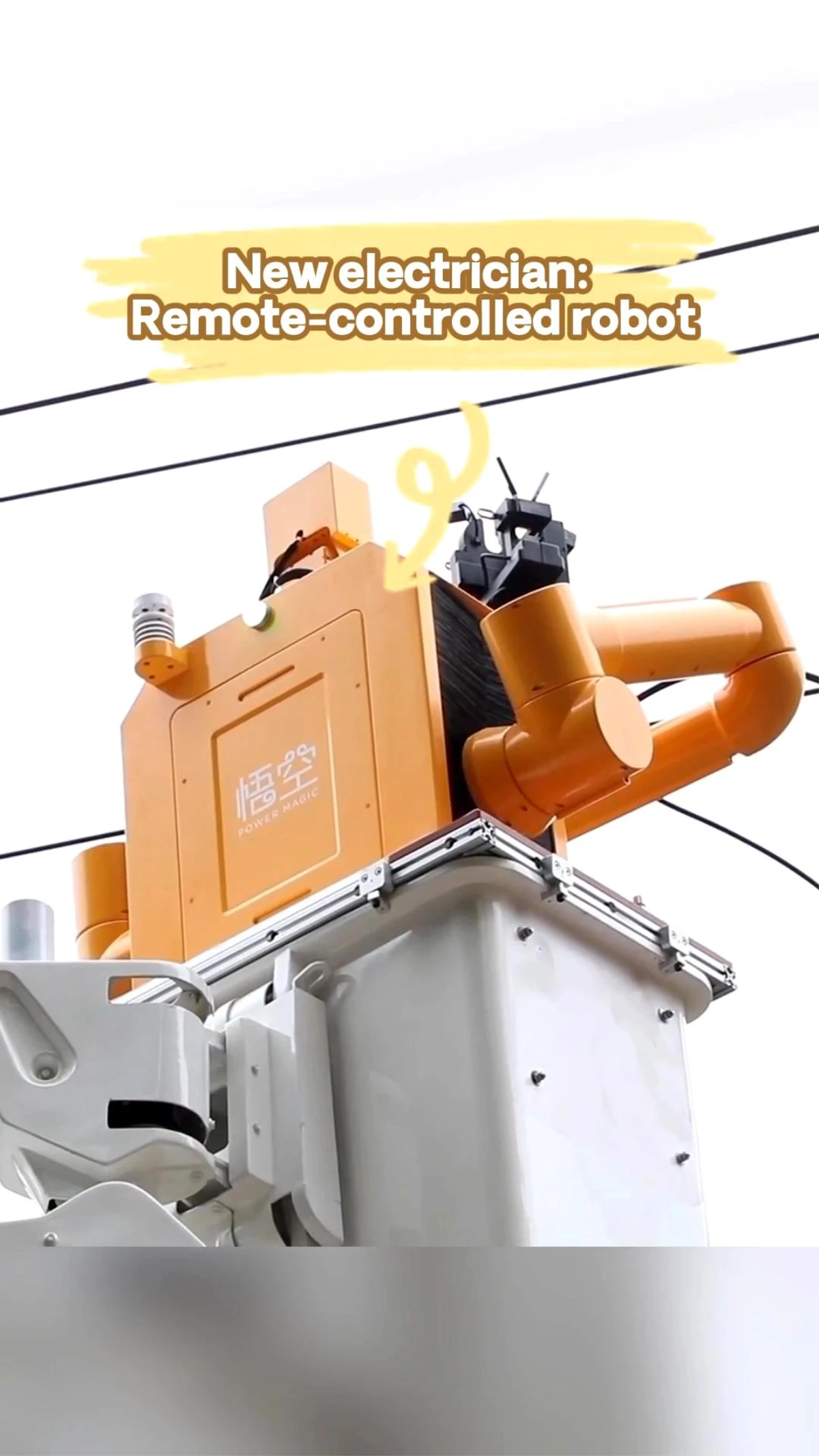 Çin\'de Uzaktan Kumandalı Robotlar Elektrik Bağlantısı Yapıyor