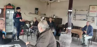 Edirne'de Jandarma Ekipleri Telefon ve İnternet Dolandırıcılığıyla İlgili Köylerde Bilgilendirme Yaptı