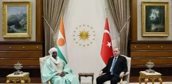Cumhurbaşkanı Erdoğan, Nijer Başbakanı ve Ekonomi-Finans Bakanı Zeine'yi kabul etti