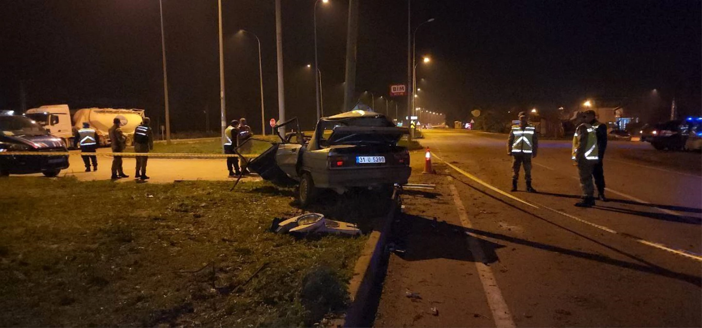 Hatay\'ın Hassa ilçesinde trafik kazası: Sürücü hayatını kaybetti