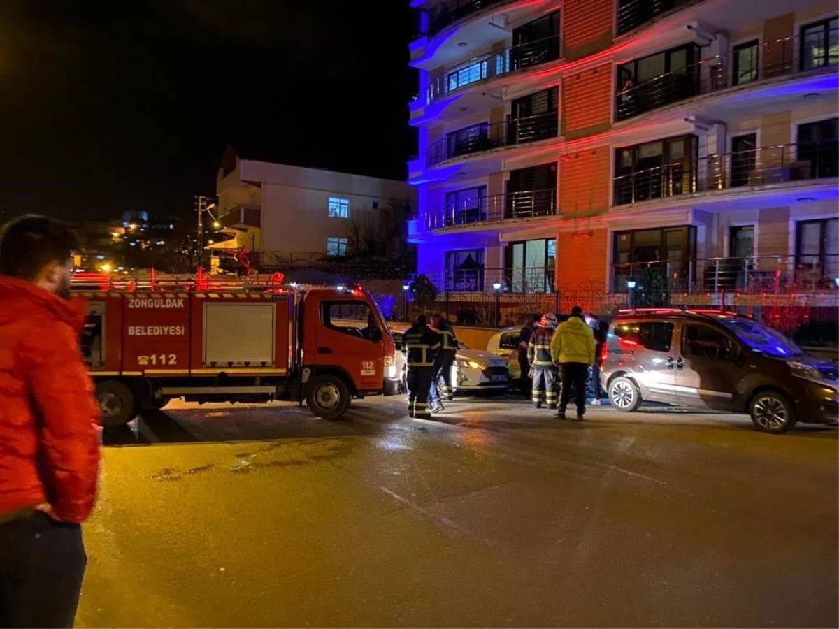 Zonguldak\'ta Kaza Sonrası Gaz Sızıntısı Panik Yarattı
