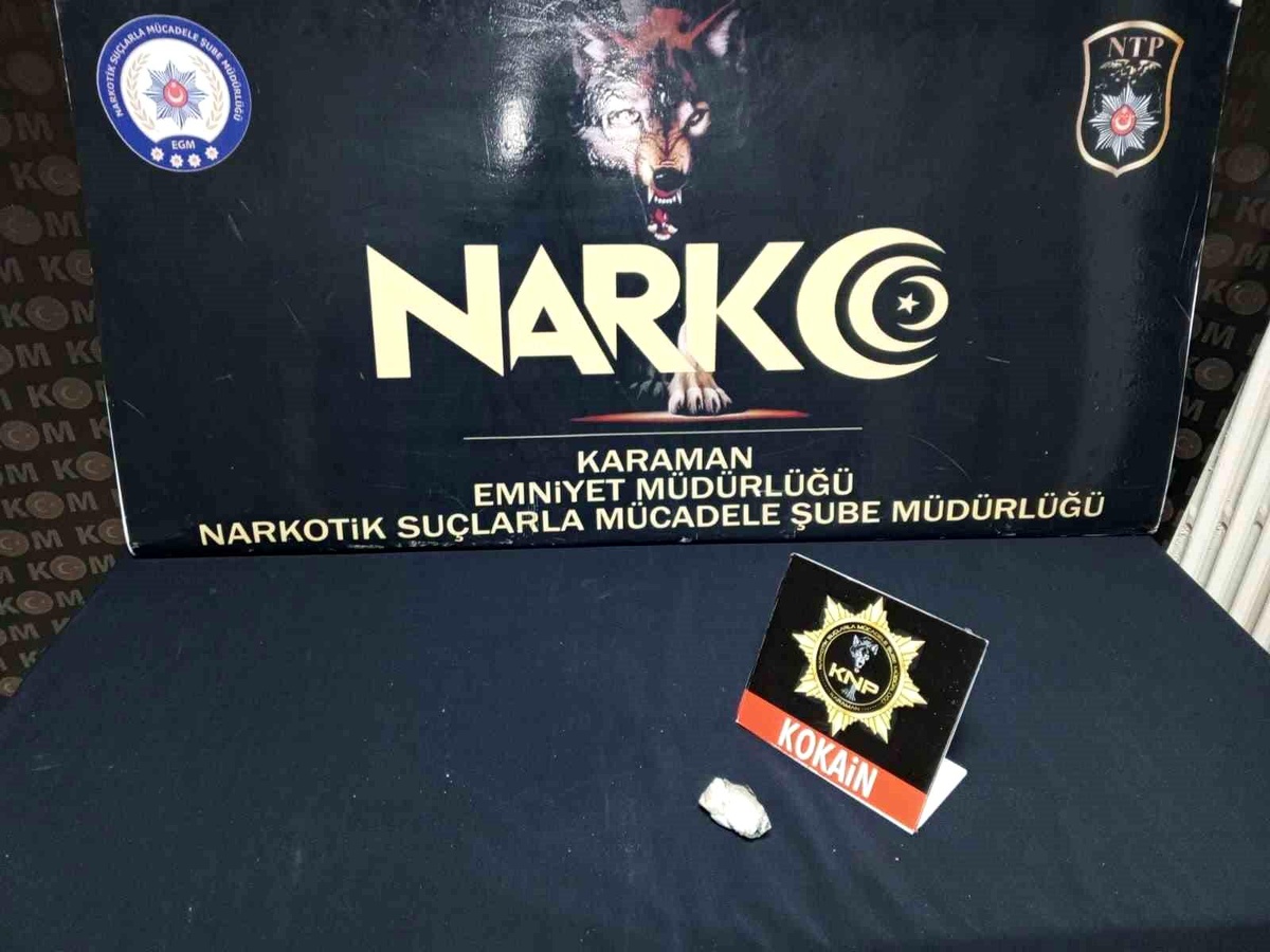 Karaman\'da polis operasyonunda yakalanan şüpheli tutuklandı