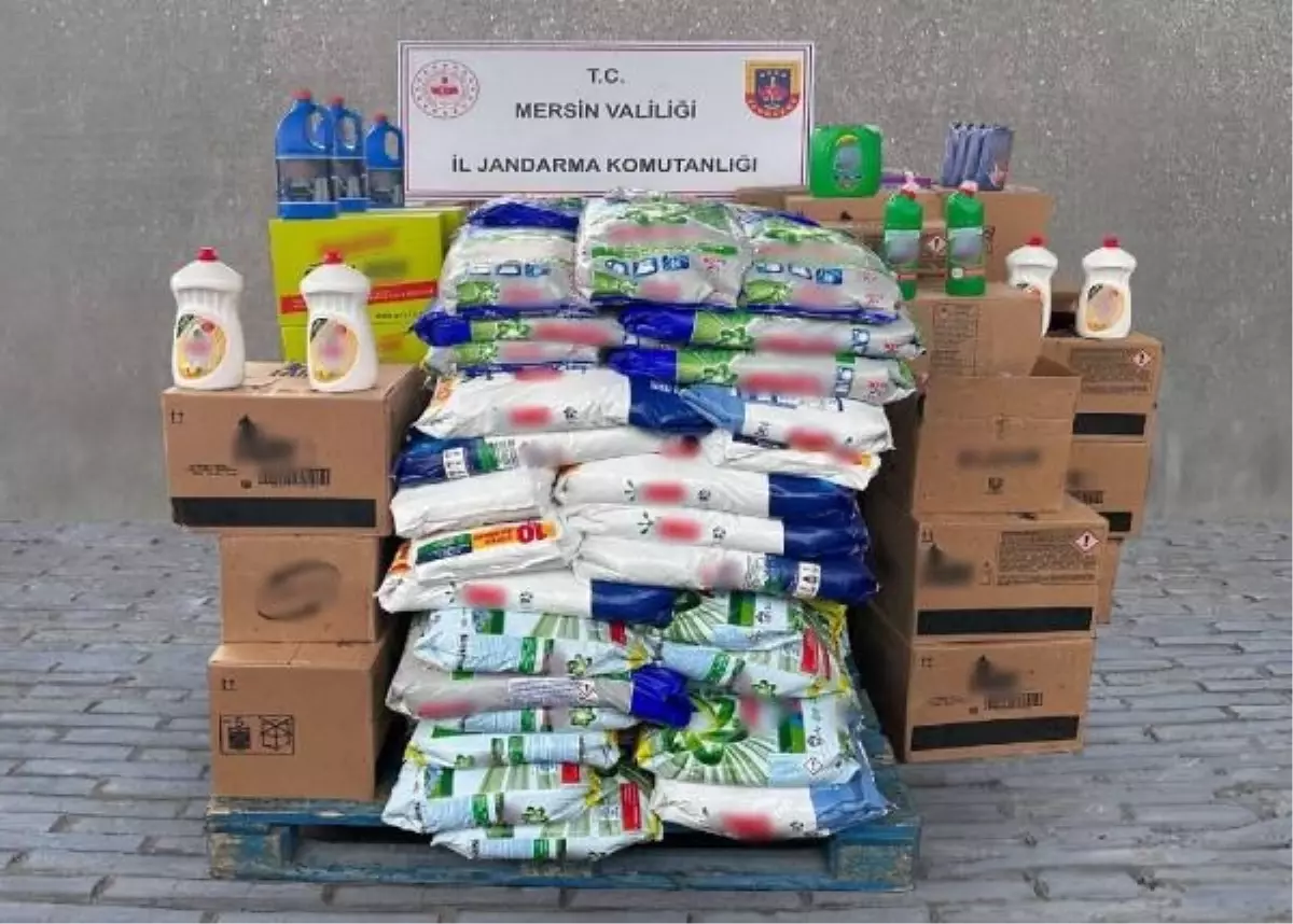 Mersin'de 12 Ton Sahte Temizlik Ürünü Ele Geçirildi