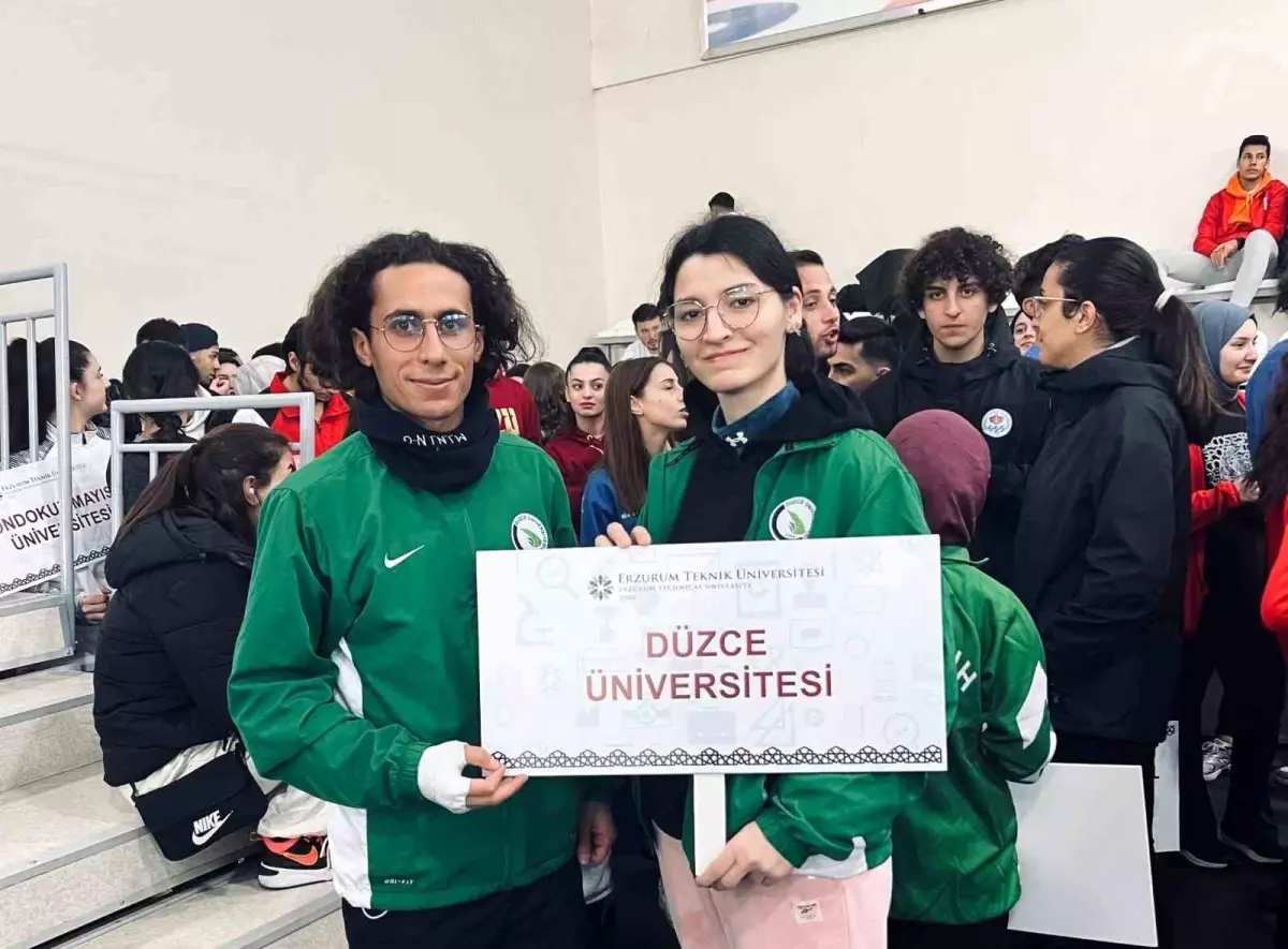 Düzce Üniversitesi, Taekwondo Şampiyonasında Başarılarını Sürdürdü