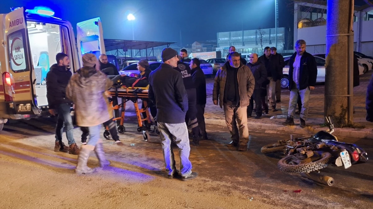 Samsun\'da trafik kazası: 1 kişi yaralandı