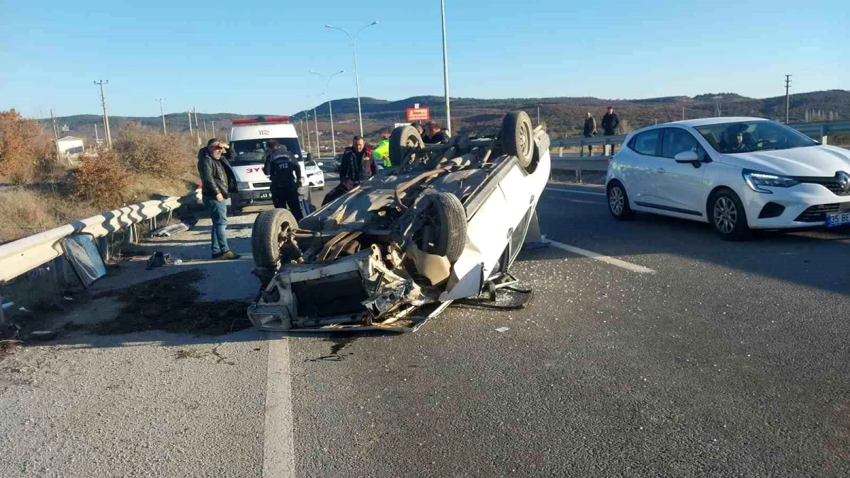 Kütahya\'da Trafik Kazası: 1 Yaralı