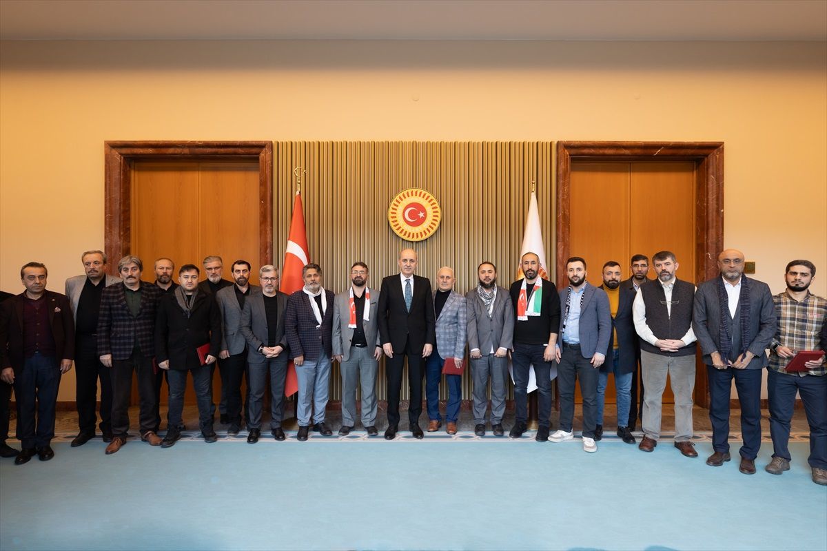 TBMM Başkanı Numan Kurtulmuş, Anadolu Sivil Toplum Platformu temsilcilerini kabul etti