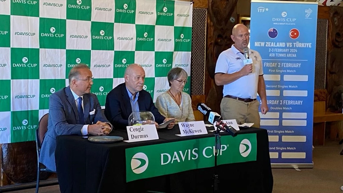 Tenis Davis Kupası\'nda Yeni Zelanda-Türkiye eşleşmesinin kuraları çekildi