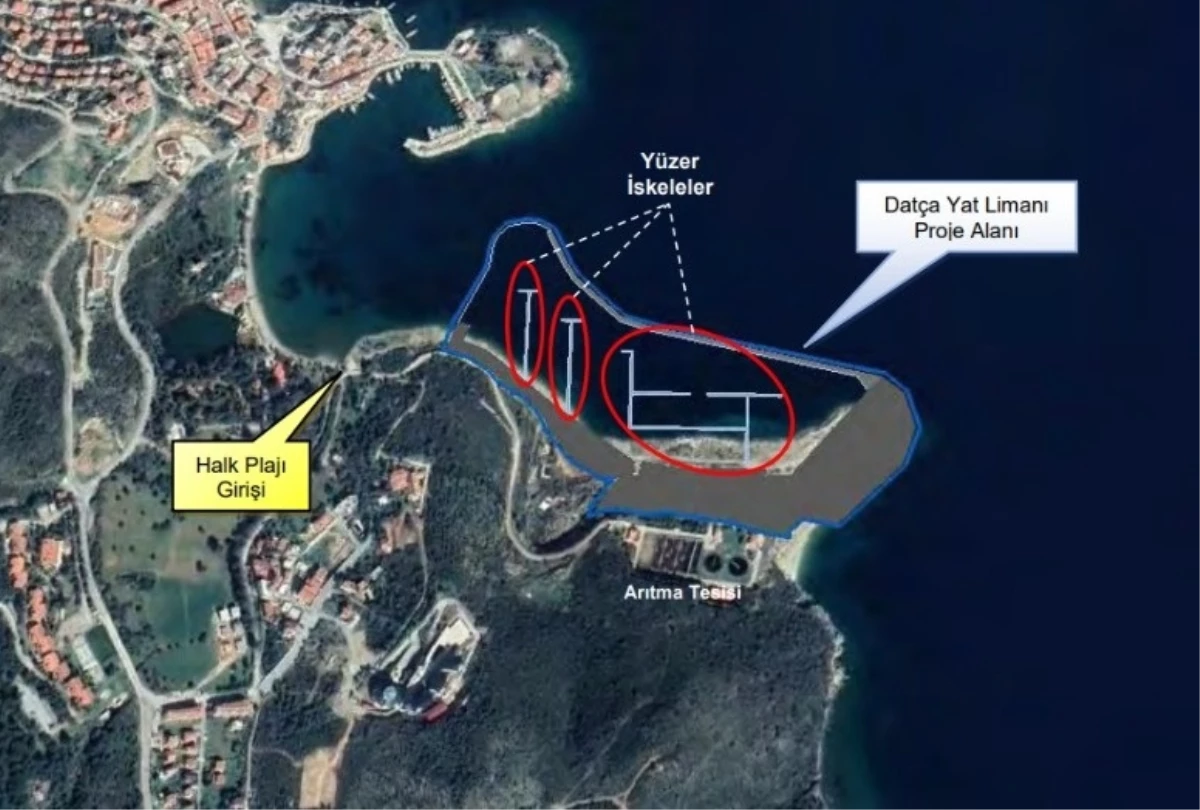 Datça Yat Limanı Projesi için ÇED olumlu kararı verildi