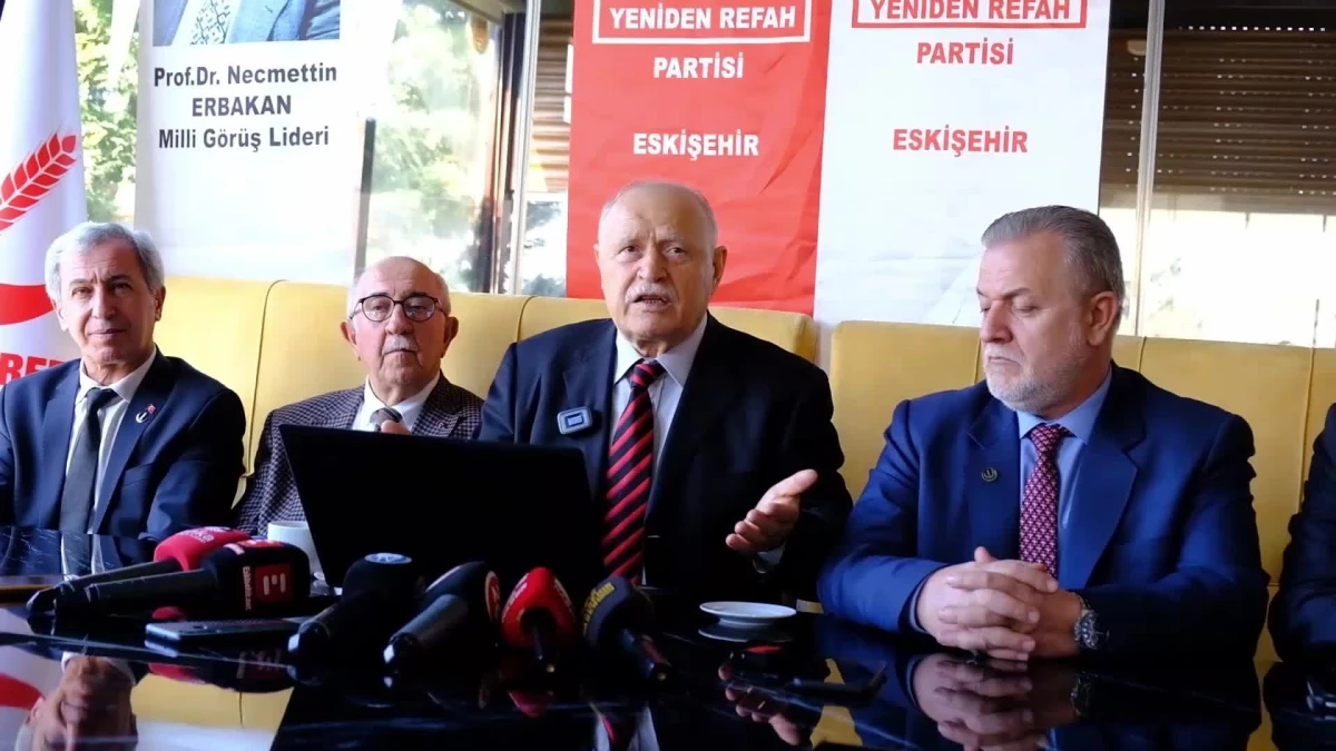 Yeniden Refah Partisi Eskişehir Büyükşehir Belediye Başkanı Adayları Tanıtıldı