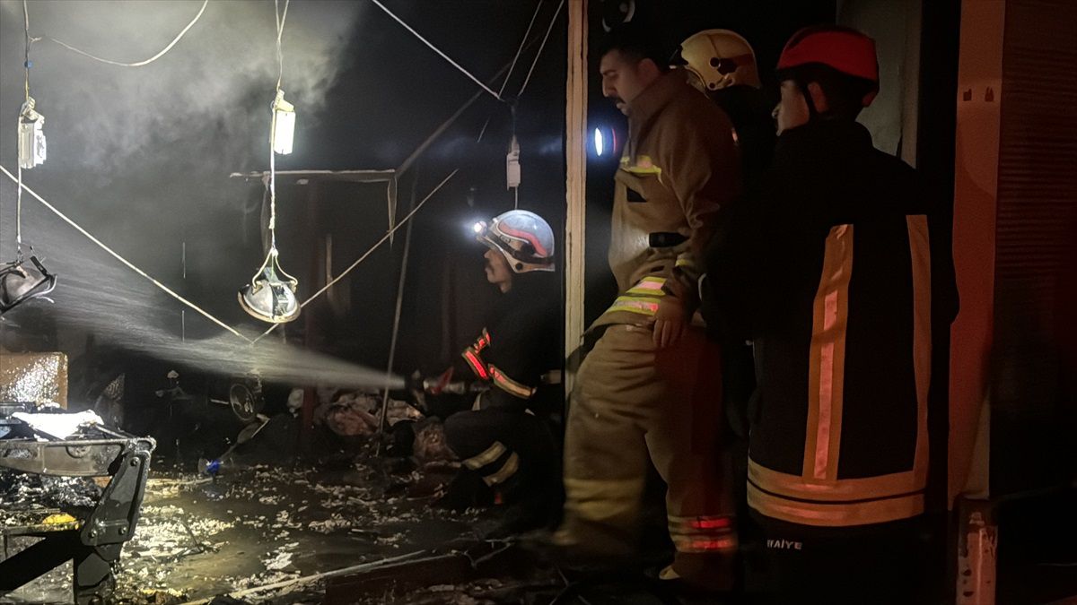 Antakya\'da çıkan yangın itfaiye ekiplerince söndürüldü
