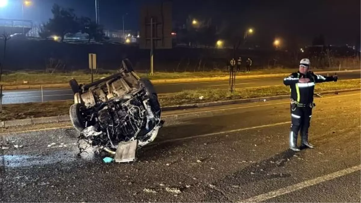 Tekirdağ'da Otomobil Takla Attı: 1 Yaralı