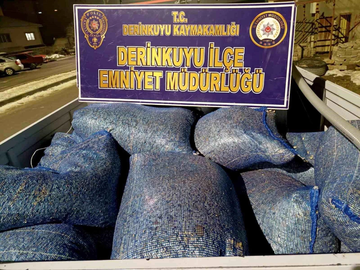 Nevşehir\'de Kabak Çekirdeği Çalan Hırsız Yakalandı