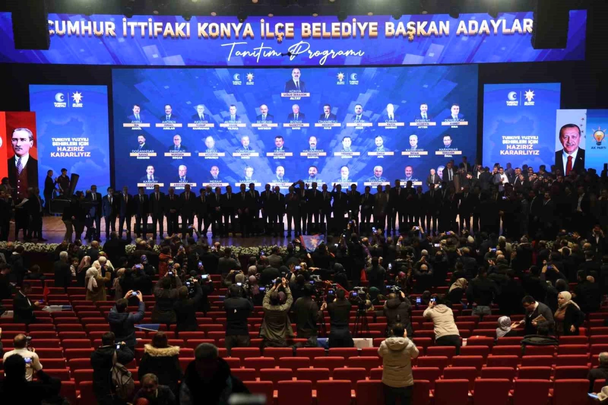 Cumhur İttifakı\'nın Konya\'daki ilçe belediye başkan adayları açıklandı